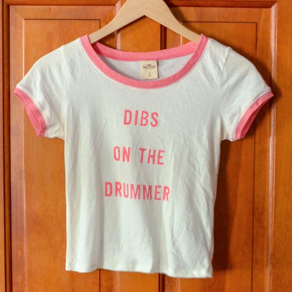 Hollister Tops - Dibs On The Drummer Tee